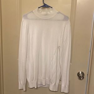 H&M white Turtleneck sweater.